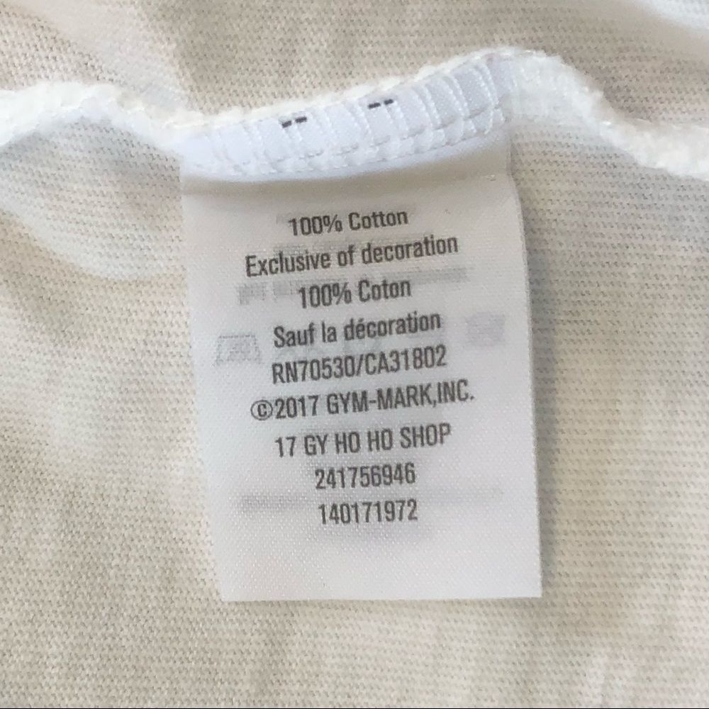 12M Baby Girl Gymboree Santa’s Little Helper Long Sleeve White Onesie - Picture 10 of 11